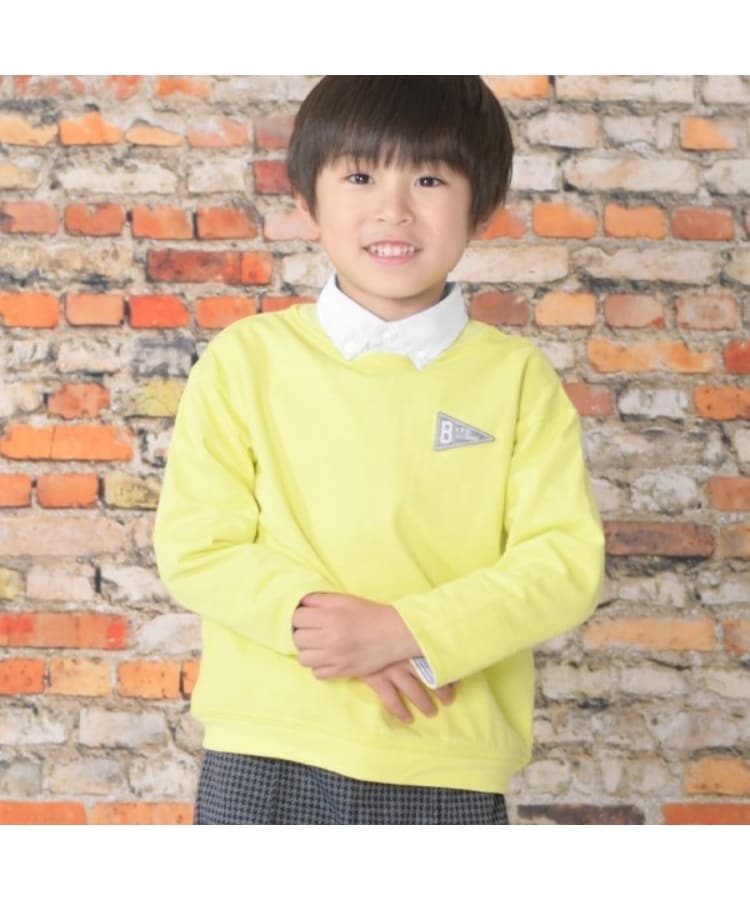 ケーピー(KP)のKPBOY ボートネック袖折り返し長袖Tシャツ(100～160)13