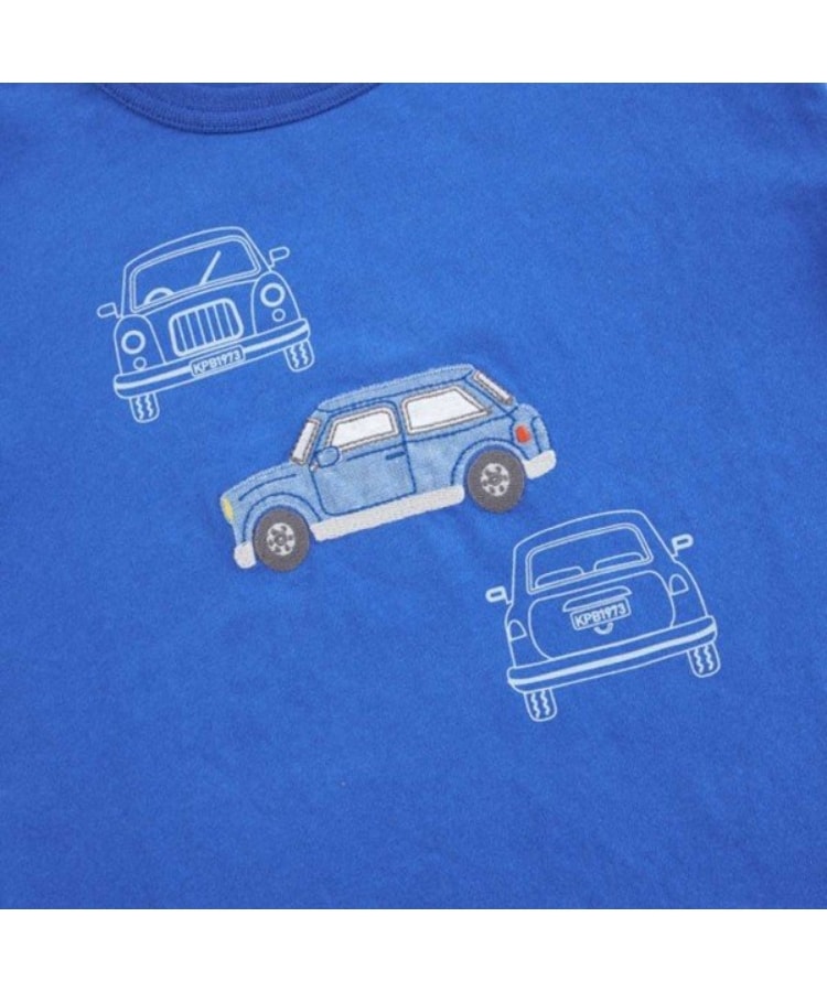 ケーピー(KP)のKPBOY 車モチーフの袖ボーダー長袖Ｔシャツ(80～140)13