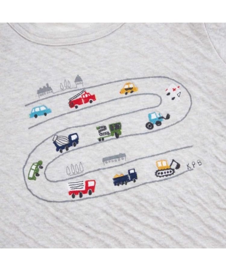 ケーピー(KP)のKPBOY 日本製/車モチーフオーガニック接結長袖Ｔシャツ(80～150)9