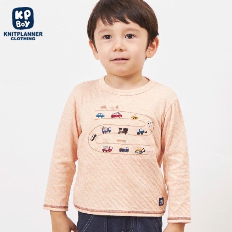 ケーピー(KP)のKPBOY 日本製/車モチーフオーガニック接結長袖Ｔシャツ(80～150) その他