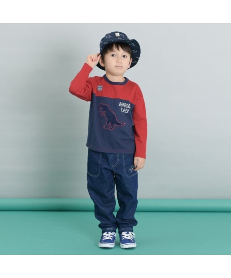 ケーピー(KP)のKPBOY 日本製/恐竜モチーフ長袖Ｔシャツ(80～140)9