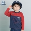 ケーピー(KP)のKPBOY 日本製/恐竜モチーフ長袖Ｔシャツ(80～140) レッド(061)