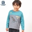 ケーピー(KP)のKPBOY 日本製/恐竜モチーフ長袖Ｔシャツ(80～140) グリーン(022)