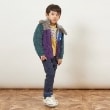 ケーピー(KP)のKPBOY クマモチーフの接結ボーダー天竺長袖Ｔシャツ(80～110)11