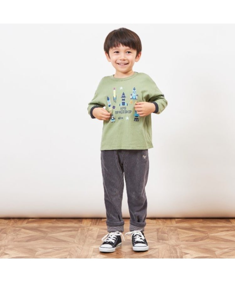 ケーピー(KP)のKPBOY シリコンブロックプリント長袖Ｔシャツ(80～150)3
