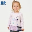 ケーピー(KP)のKP うさぎアップリケ長袖チュニック(80～140) ラベンダー(080)