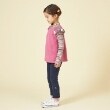 ケーピー(KP)のKP 編み花付き袖ニットフリースベスト(80～130)15