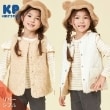 ケーピー(KP)のKP キルト&ボア リバーシブルベスト(90～150) ベージュ(052)