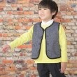 ケーピー(KP)のKPBOY ジャガードヘリンボーン柄ベスト(90～130)6