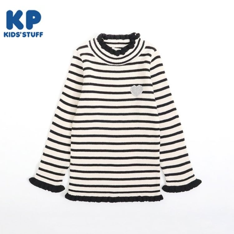 ケーピー(KP)のKP リブ編みボーダーハイネックセーター(80～90) その他