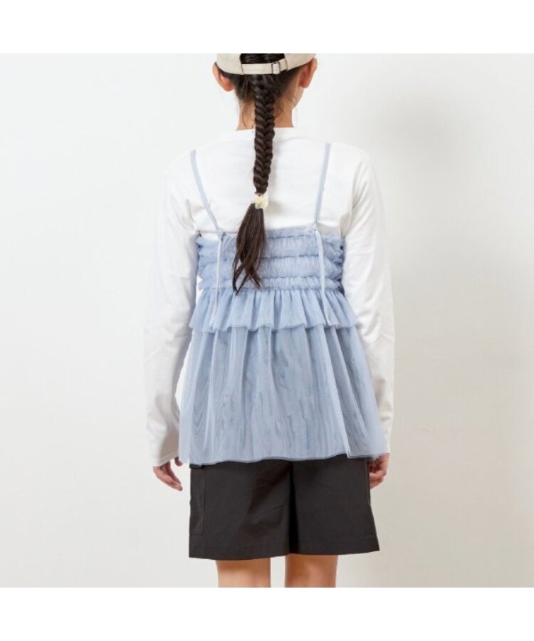 ケーピー(KP)のtroislapins チュールキャミ＆長袖Tシャツセット(140～160)9