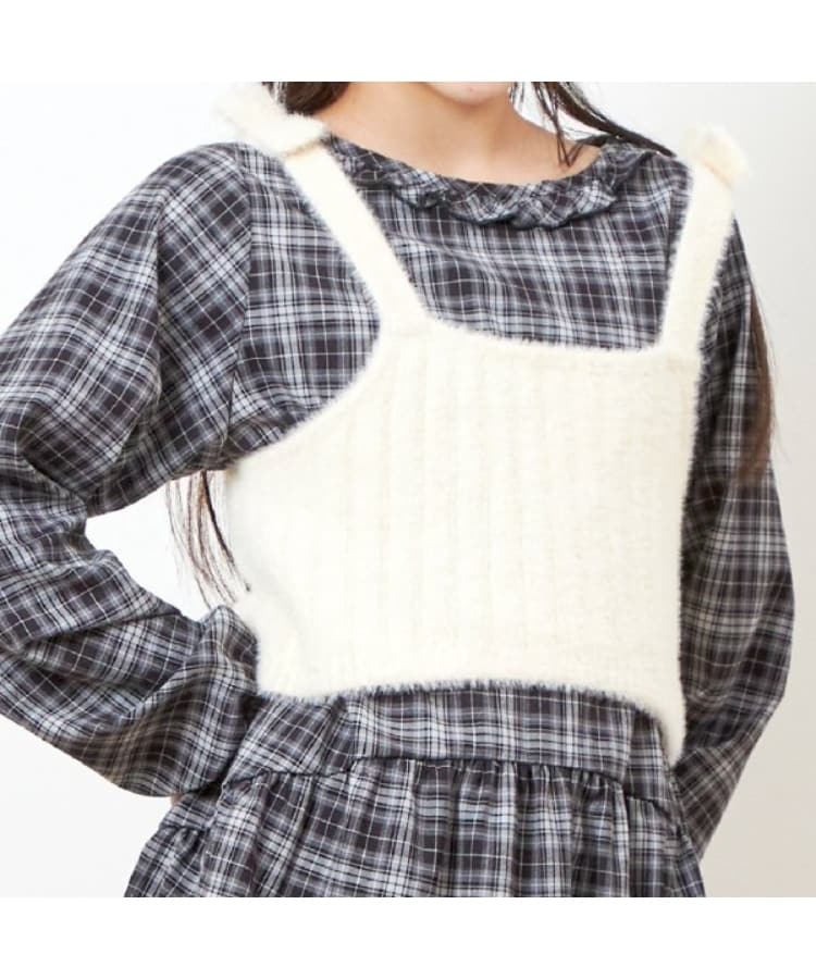 ケーピー(KP)のtroislapins ニットビスチェ＆チュニックセット(140～160)7