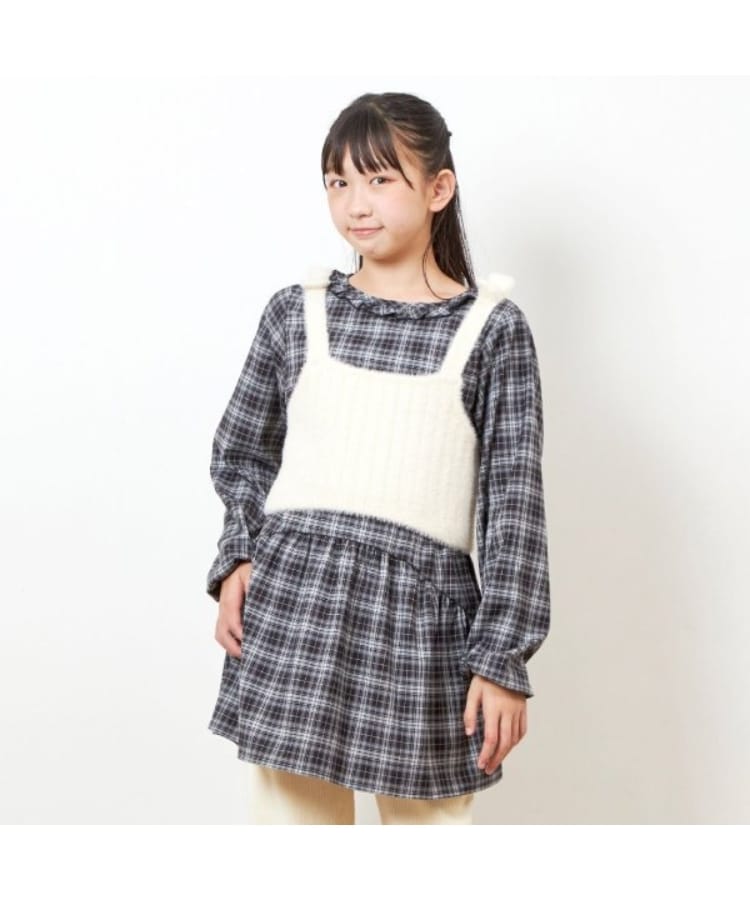 ケーピー(KP)のtroislapins ニットビスチェ＆チュニックセット(140～160)8