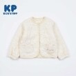 ケーピー(KP)のKP ネコモチーフキルトジャケット(80～140) オフホワイト(003)