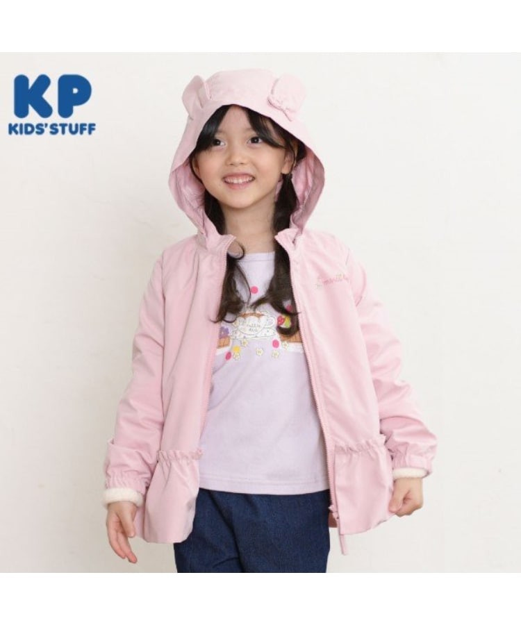 ケーピー(KP)のKP うさ耳3wayブルゾン(80～150) ピンク(071)