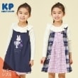 ケーピー(KP)のKP チェックリバーシブルジャンパースカート(80～140) ネイビー(094)