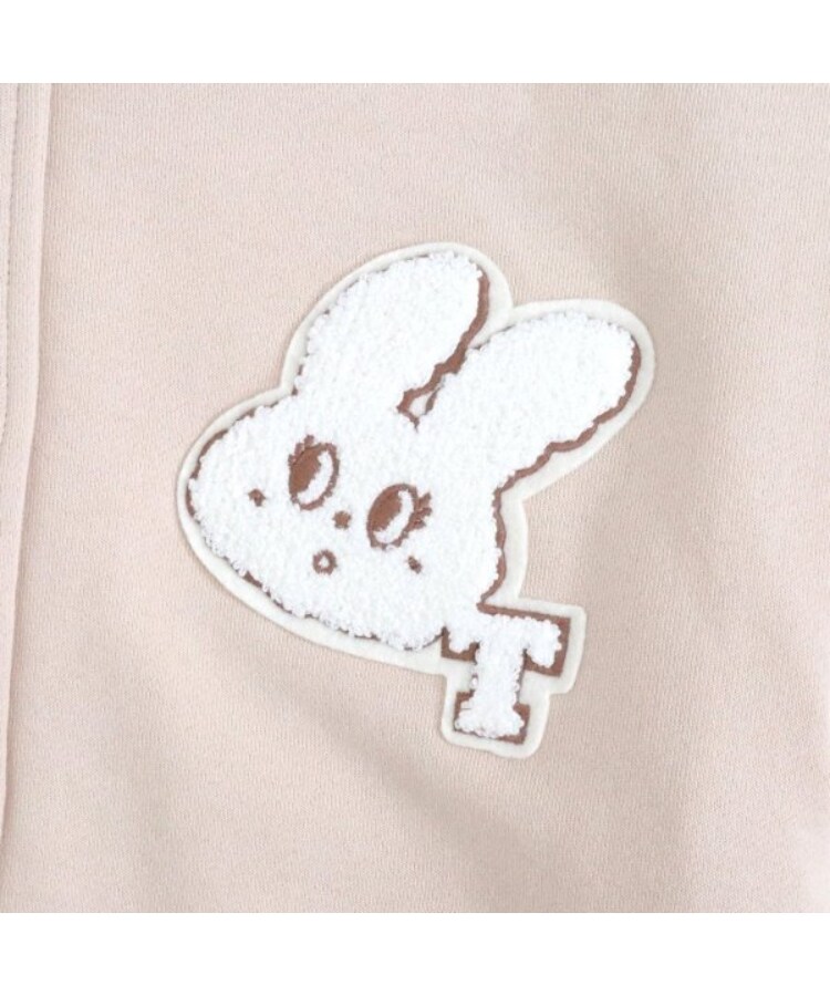 troislapins うさぎワッペンスタジャン(140~160)(ブルゾン troislapins うさぎワッペンスタジャン(140~160)(ブルゾン