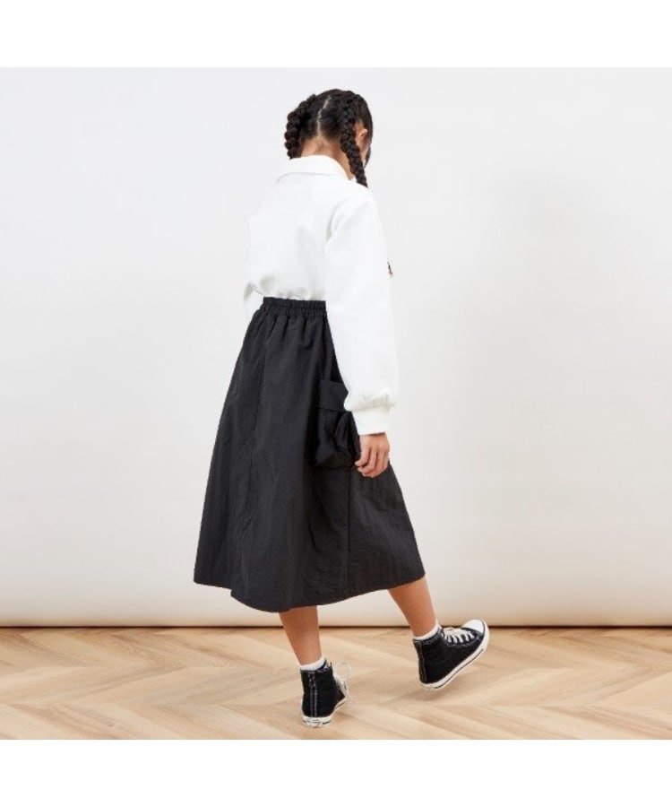 ケーピー(KP)のtroislapins ハーフジップドッキングカーゴワンピース(140～160)16