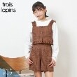 ケーピー(KP)のtroislapins ビスチェ＆ショートパンツセット(140～160) ブラウン(043)