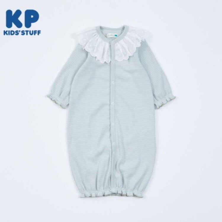 ケーピー(KP)のKP レース衿ボーダー柄2WAYオール その他