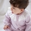 ケーピー(KP)のKP レース衿ボーダー柄2WAYオール10