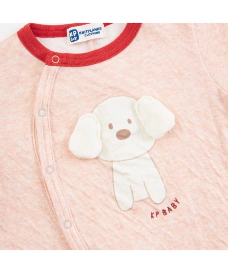 ケーピー(KP)のKPBOY 日本製/犬モチーフオーガニック接結カバーオール1
