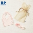 ケーピー(KP)のKP うさ耳ギフト袋付きヘアバンド＆スタイセット ピンク(071)