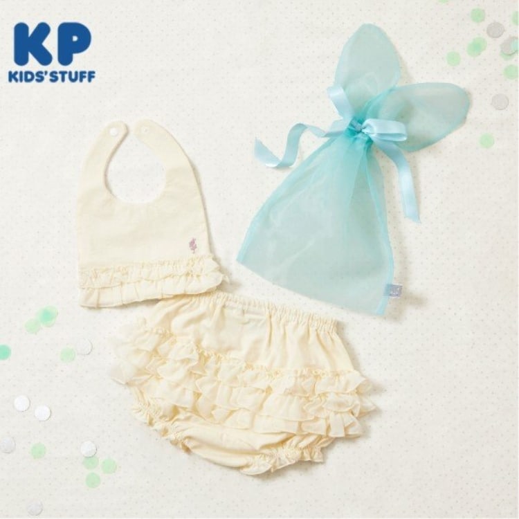 ケーピー(KP)のKP うさ耳ギフト袋付きスタイ＆ブルマセット その他