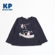 ケーピー(KP)のピアノプリントトレーナー ネイビー(094)
