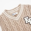 ケーピー(KP)のKPBOY(ケーピーボーイ)ウォッシャブルケーブルニットベスト(90～130)1