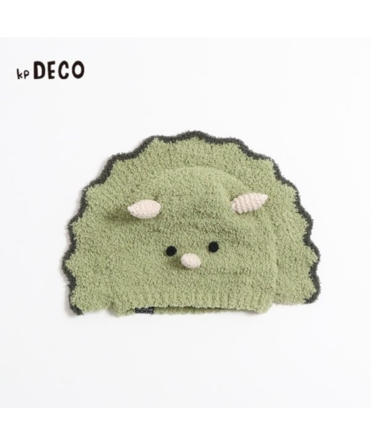 ケーピー(KP)のKPDECO(ケーピーデコ)恐竜モチーフボウシ(S) グリーン(022)