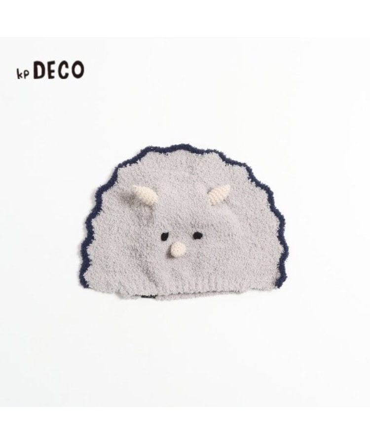 ケーピー(KP)のKPDECO(ケーピーデコ)恐竜モチーフボウシ(S) グレー(012)