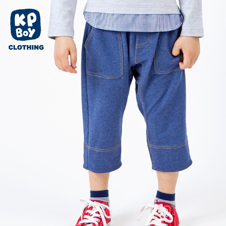 ケーピー(KP)のストレッチデニムニット７分丈パンツ その他