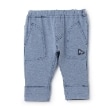 ケーピー(KP)のストレッチデニムニット７分丈パンツ ブルー(091)