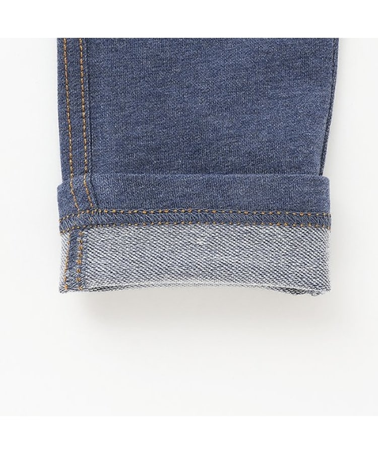 ケーピー(KP)のストレッチデニムニット長パンツ6