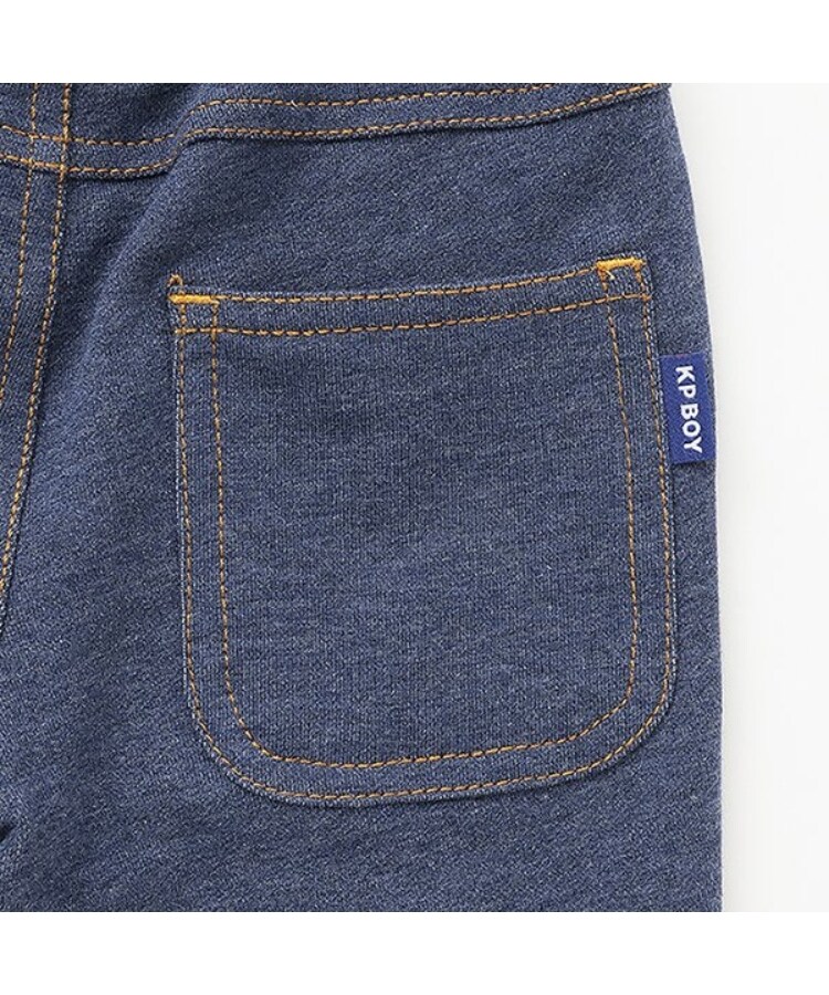 ケーピー(KP)のストレッチデニムニット長パンツ7