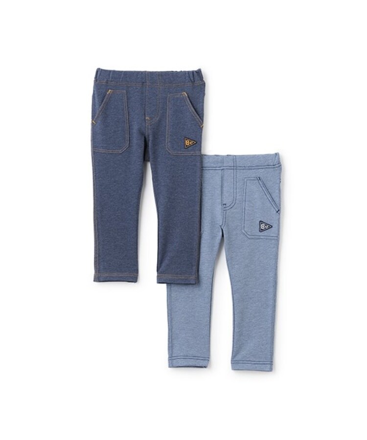 ケーピー(KP)のストレッチデニムニット長パンツ9