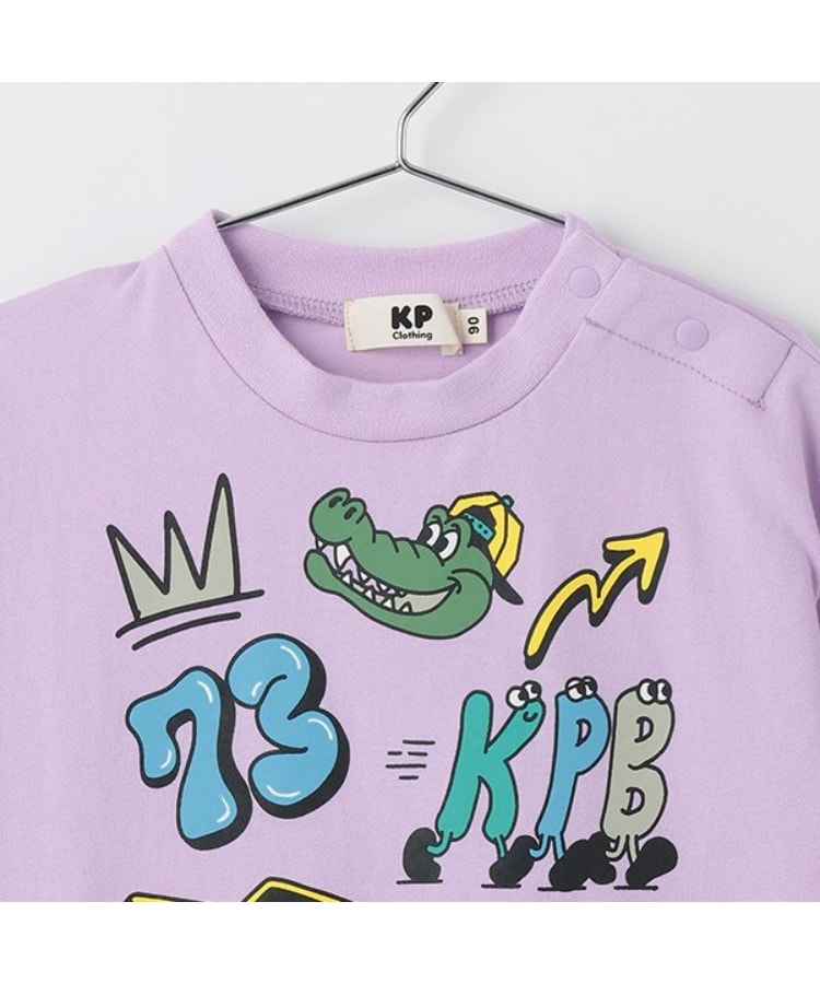 ケーピー(KP)のKPBポッププリント長袖Tシャツ2
