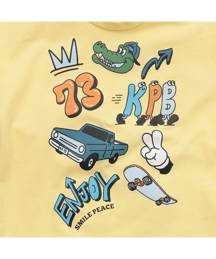 ケーピー(KP)のKPBポッププリント長袖Tシャツ4