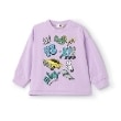 ケーピー(KP)のKPBポッププリント長袖Tシャツ パープル(081)