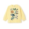 ケーピー(KP)のKPBポッププリント長袖Tシャツ イエロー(031)