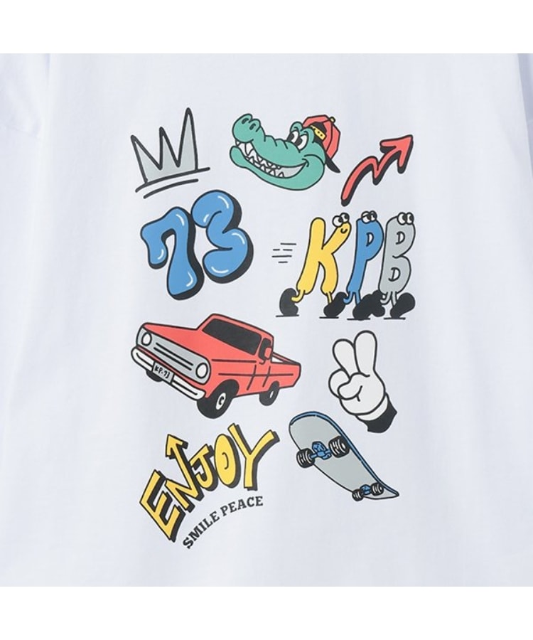 ケーピー(KP)のKPBポッププリント長袖Tシャツ3