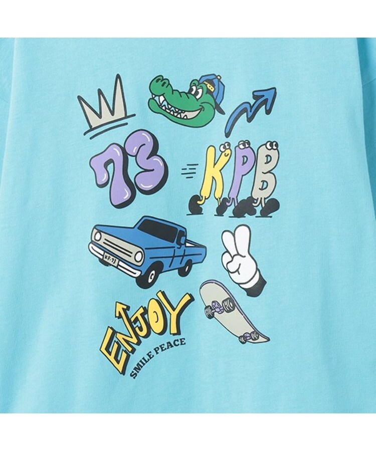ケーピー(KP)のKPBポッププリント長袖Tシャツ4