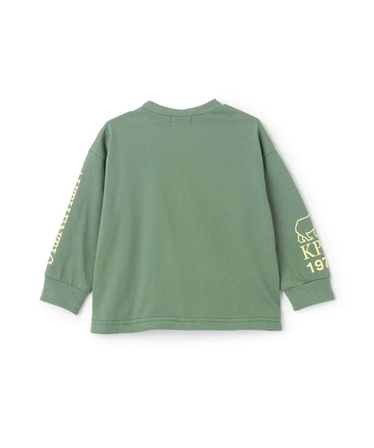 ケーピー(KP)のロゴプリント長袖Tシャツ1