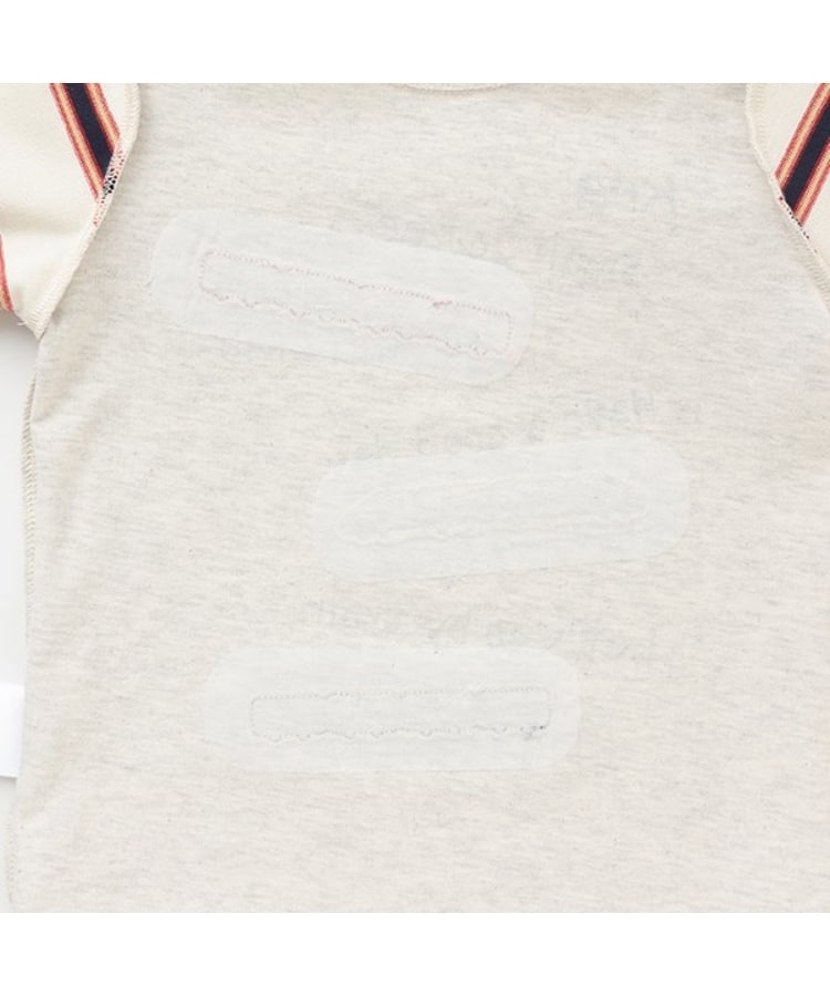 ケーピー(KP)のレイヤード風電車ワッペン長袖Tシャツ5