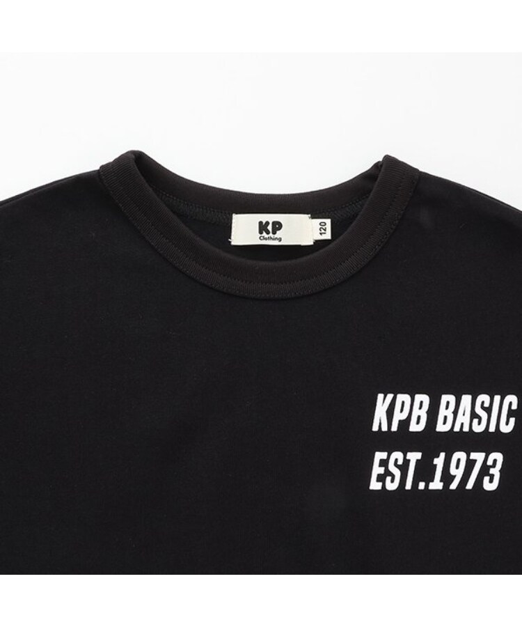 ケーピー(KP)のナイロンストレッチ切り替え７分丈Tシャツ2