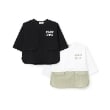 ケーピー(KP)のナイロンストレッチ切り替え７分丈Tシャツ8