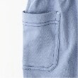 ケーピー(KP)のデニム風薄手ニット７分丈パンツ3