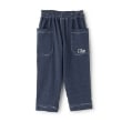 ケーピー(KP)のデニム風薄手ニット７分丈パンツ ネイビー(094)