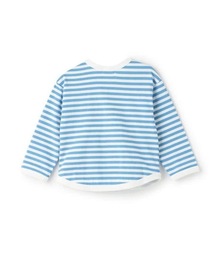 ケーピー(KP)のライオンボーダー長袖Tシャツ1